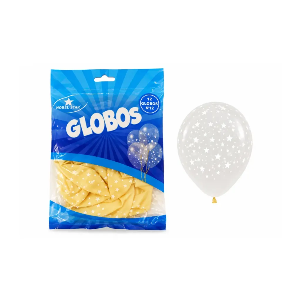 [635] GLOBO TRANSPARENTE NUM12 12UND