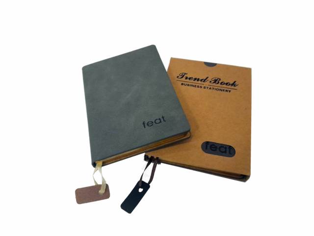 [702] Libreta apuntes de cuero con estuche AA3607 - Finger 