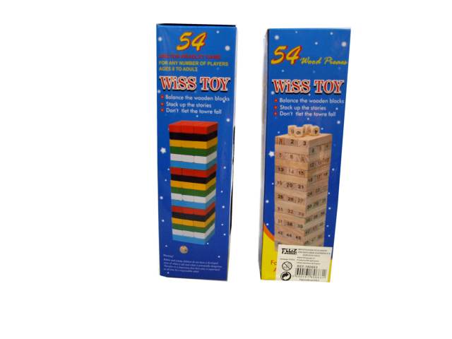 JUEGO SALON  YENGA MADERA 22 CM