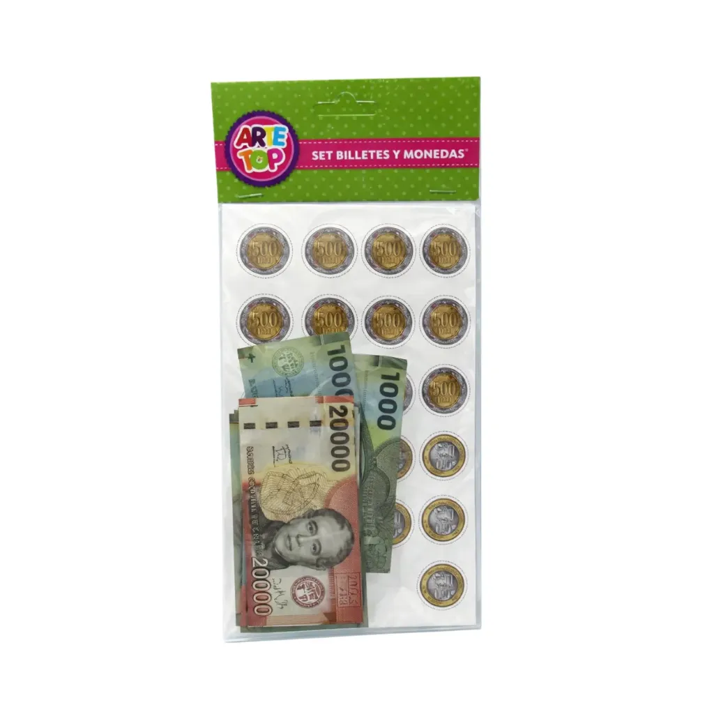 [774] JUEGO SALON SET BILLETES Y MONEDAS