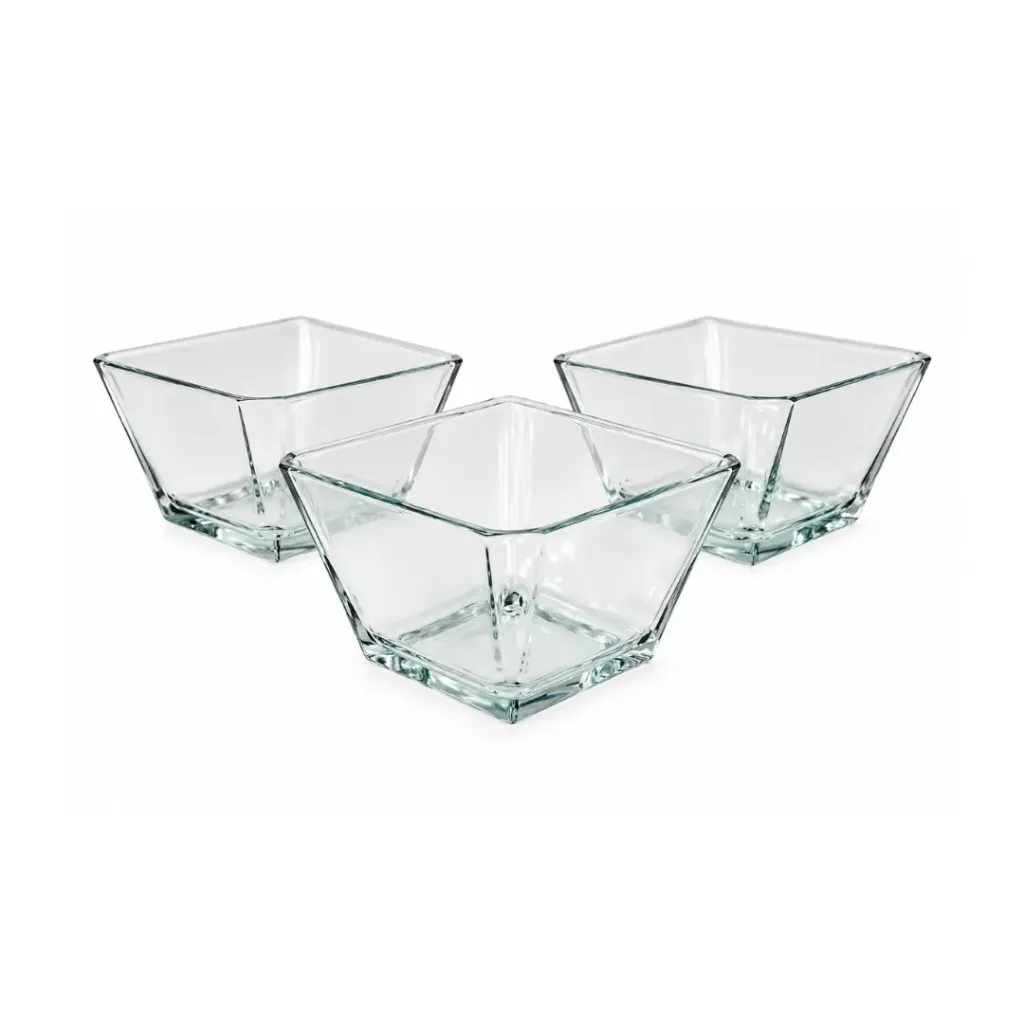 MENAJE BOWL CUADRADO CRISTAL 48 PCS LV-KRN 260Z