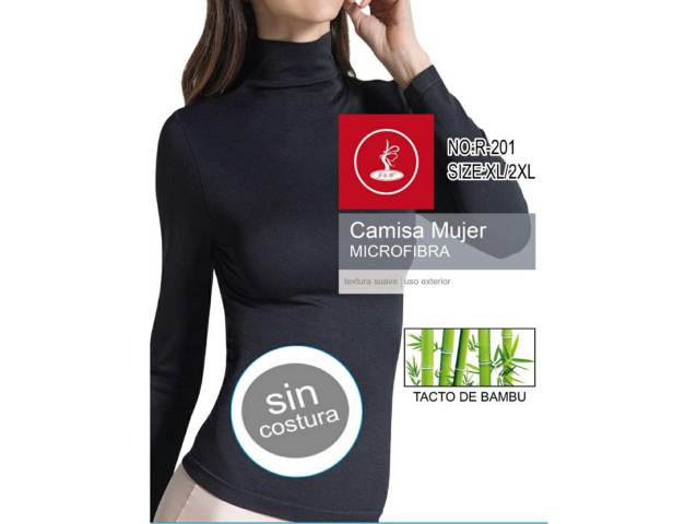 CAMISETA CUELLO ALTO MICROFIBRA (BAMBU) - Aladdin / R-201