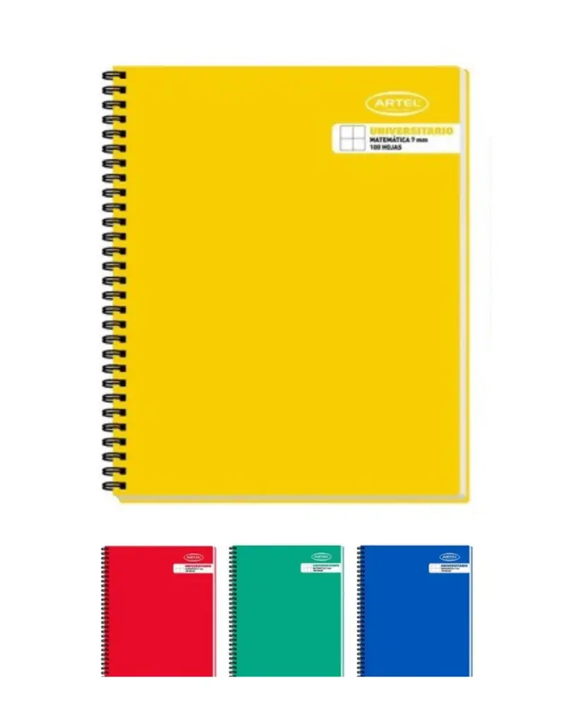 Cuaderno universitario 5mm 100 hojas - Artel