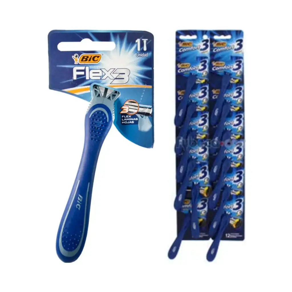 Caja 6 unidades afeitadora plástica flex - Bic