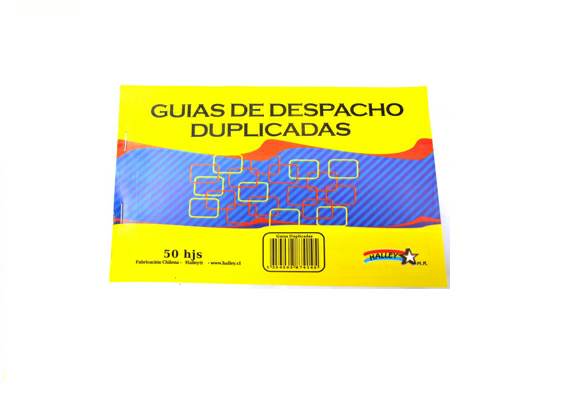 [2485] FORMULARIO BLOCK HALLEY N VENTA DUPLIC 50 HJ