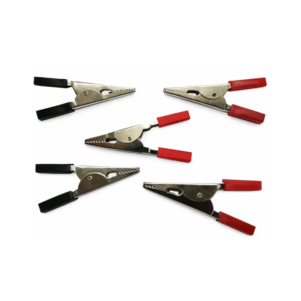 [2523] PINZA ELÉCTRICA C/CABLE DELGADO RJO-NEGRO