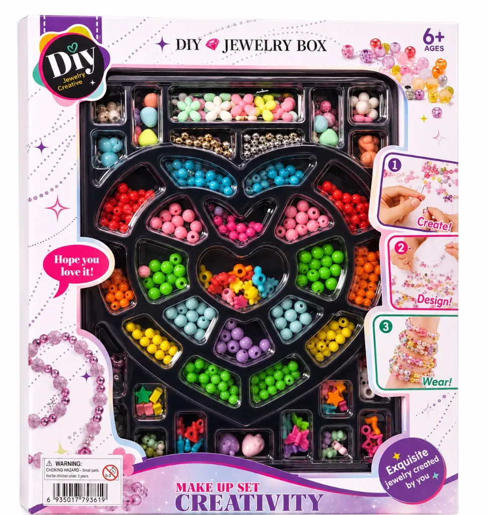 [2681] Set/Belleza Arma Collar Corazón Caja 78898 - Aladdin