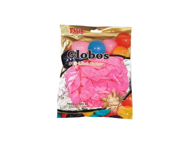 [2713] GLOBO UNICOLOR  Nº9 ROSADO OSCURO