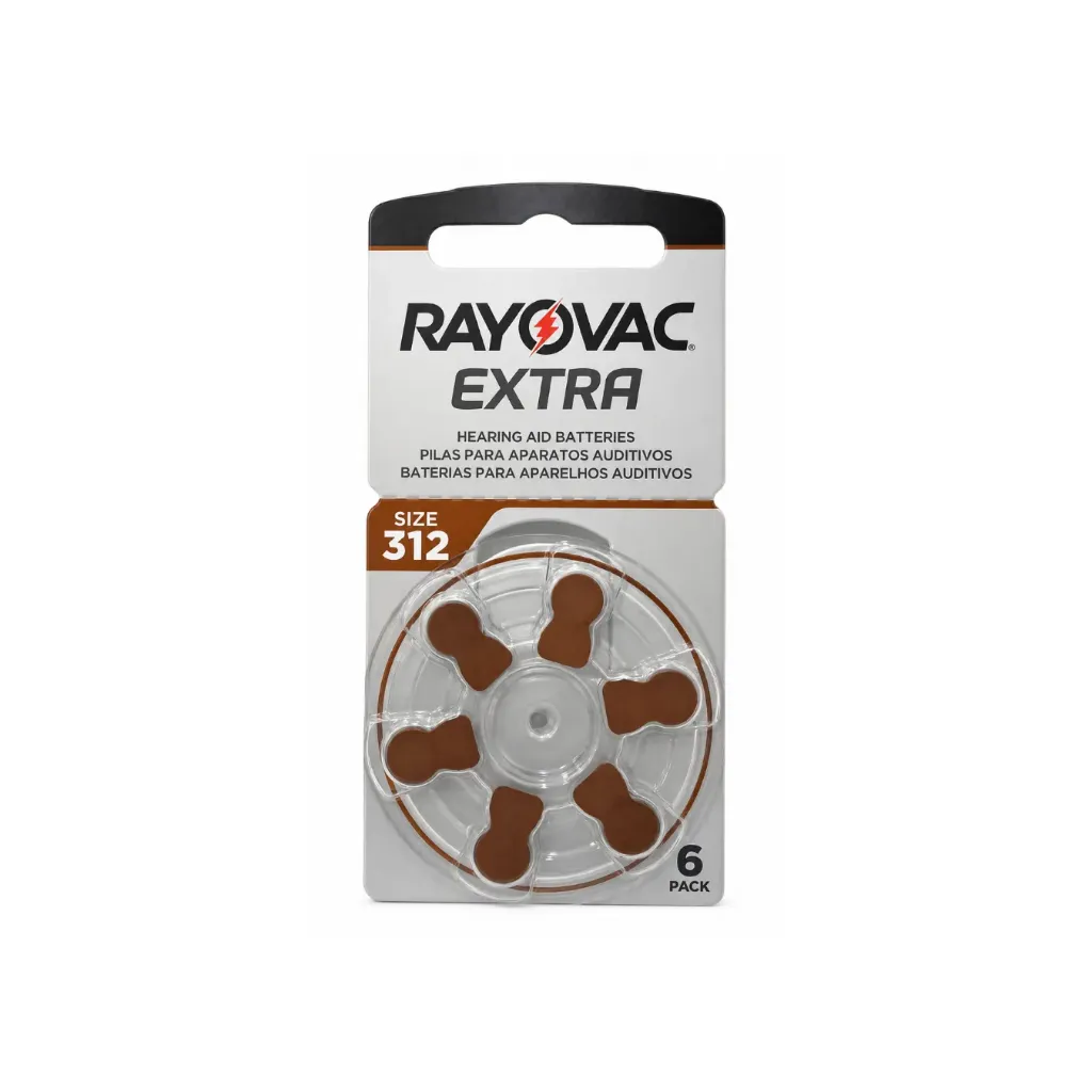 [2743] PILAS AUDÍFONO AC-312 DISPLAY/6 - Rayovac