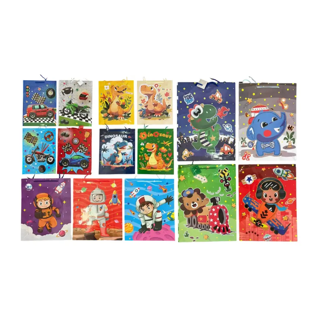 [2768-niños] Bolsa regalo grande 42x33cm variedades - Aladdin (Niños)