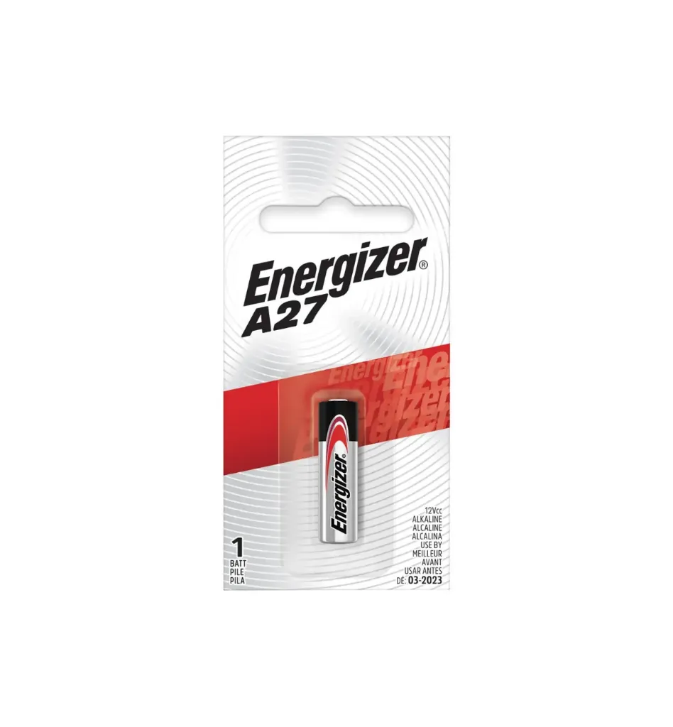 [2780] Caja 12 unidades Blíster 1 pila alcalina A27 12 volt  - Energizer