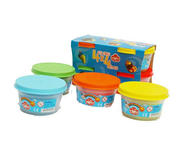 PLASTIMASA DIDO CUATRO (4 POTES 100GR.COLOR) - Dido