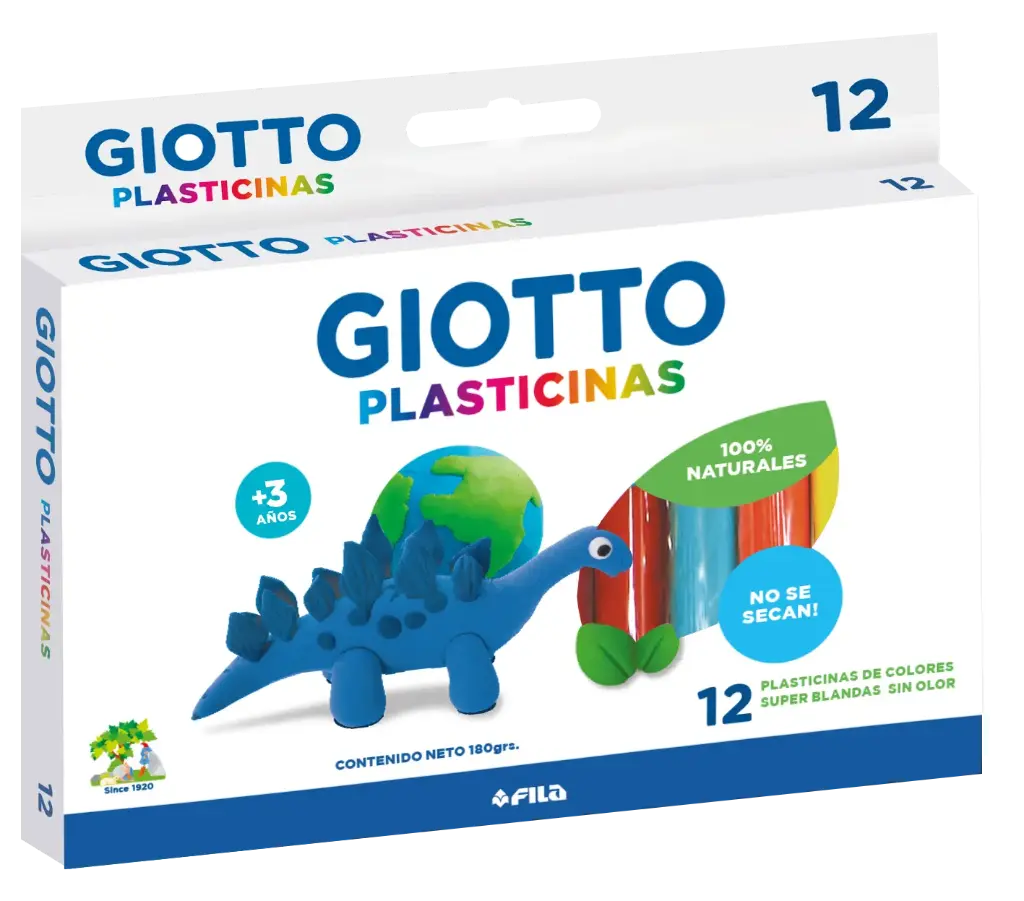 [2913] Plasticina 12 colores - Giotto