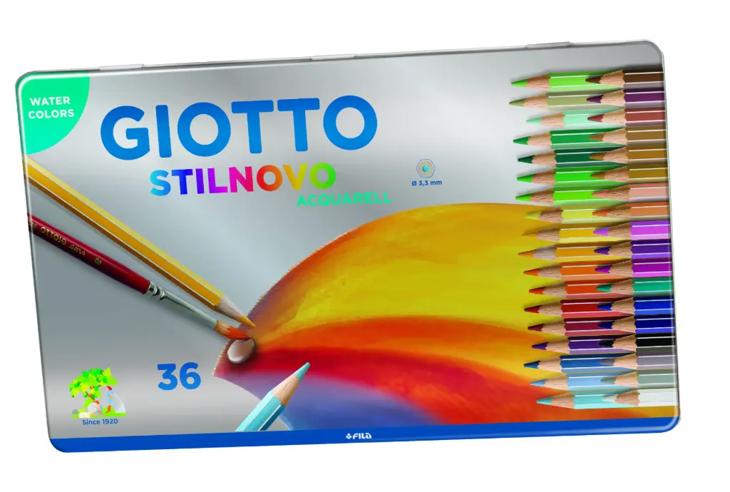 [2971] Lápices stilnovo acuarelable 36 lata colores - Giotto