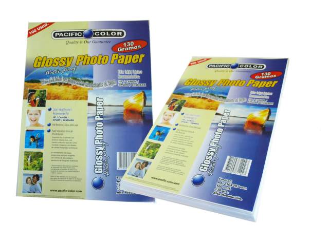 [2984] PAPEL FOTOG PACIF/COLOR A4 BRILLO100HJ 130 G/M2