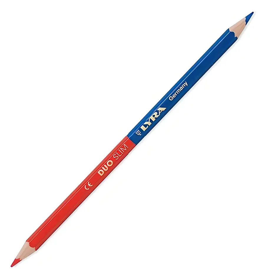 [2988] Lápiz bicolor azul/rojo slim - LYRA