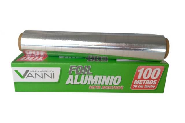 [2998] PAPEL FILM ALUMINIO FOIL X 100 MTR 30 ANCHO
