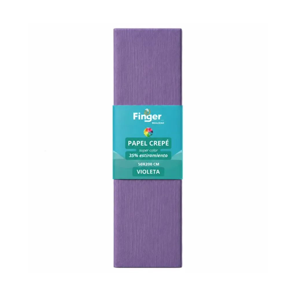 [3112] Papel crepé 1.8m violeta - Finger
