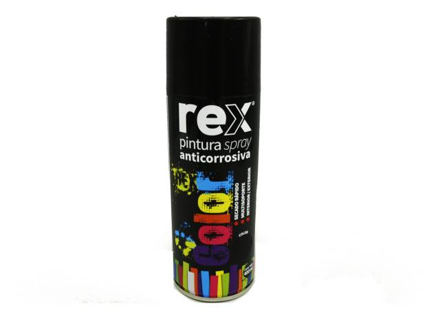 Pintura spray anticorrosiva negro 400ml - Rex / 60036
