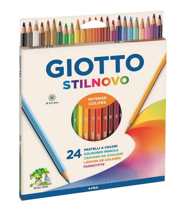 Lápices stilnovo 24 colores - Giotto