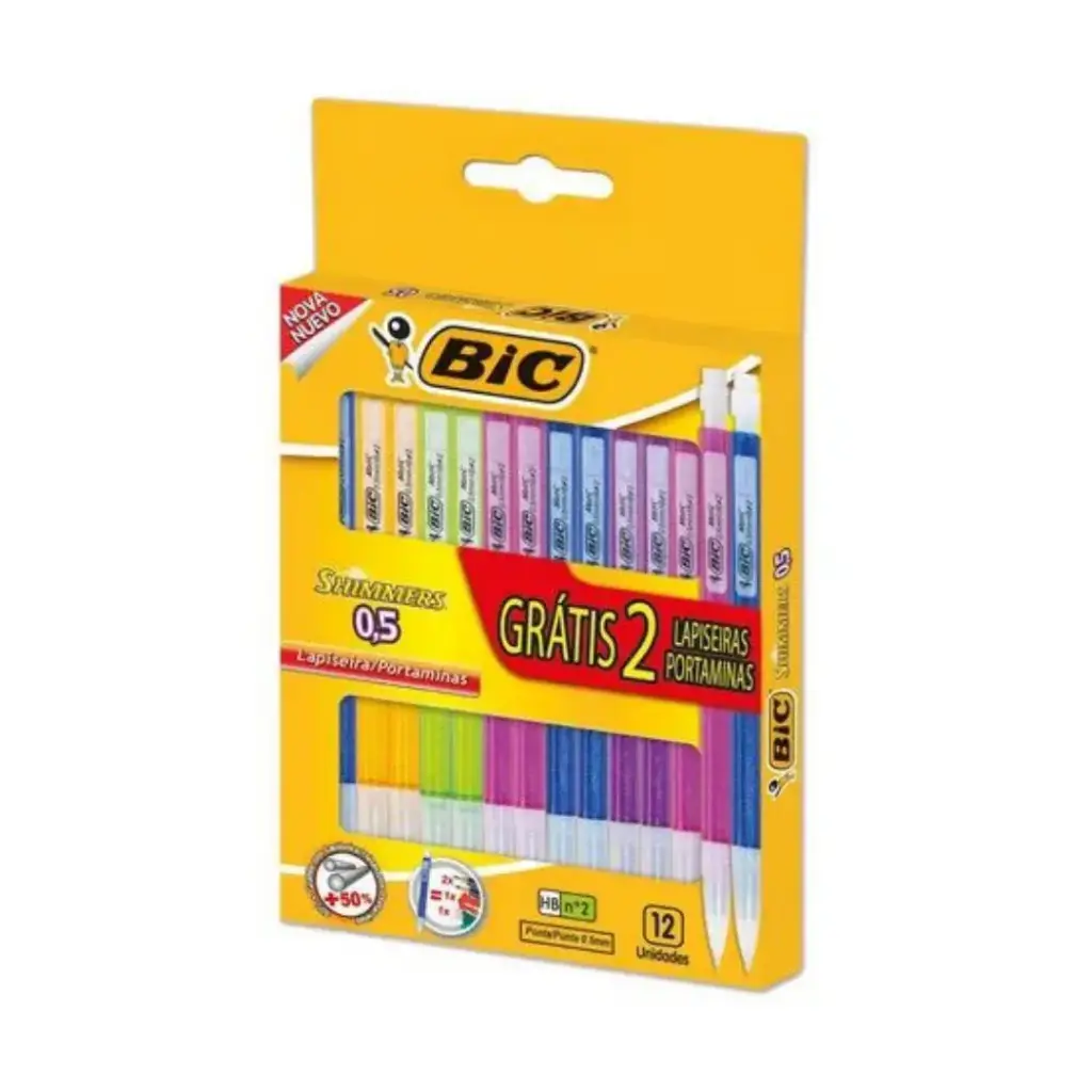 [3413] Portaminas 0.7 12 unidades - Bic 