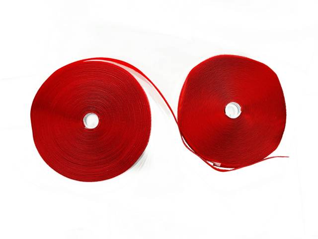 [3161] VELCRO SASTRE EN ROLLO ROJO