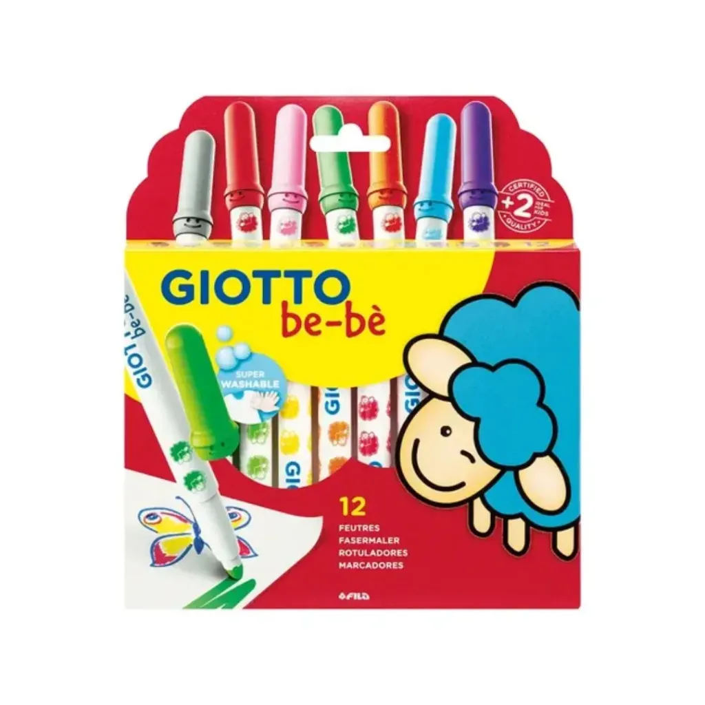 [3202] Marcadores bebé 12 colores - Giotto