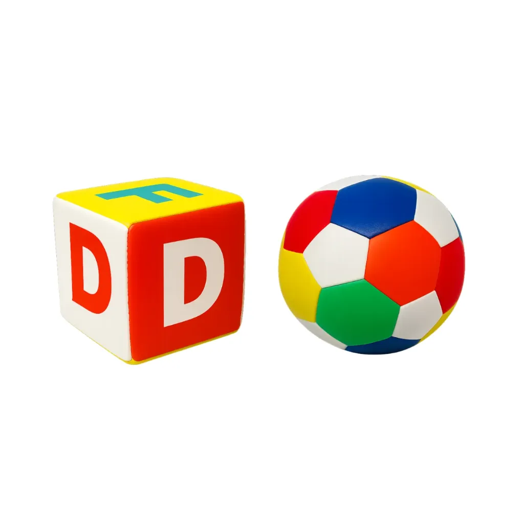 [3263] Didáctico bebé dado y pelota tela -  Aladdin / 788062