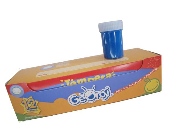 TÉMPERA FRASCOS GEORGI 15 ML X 12 COLOR