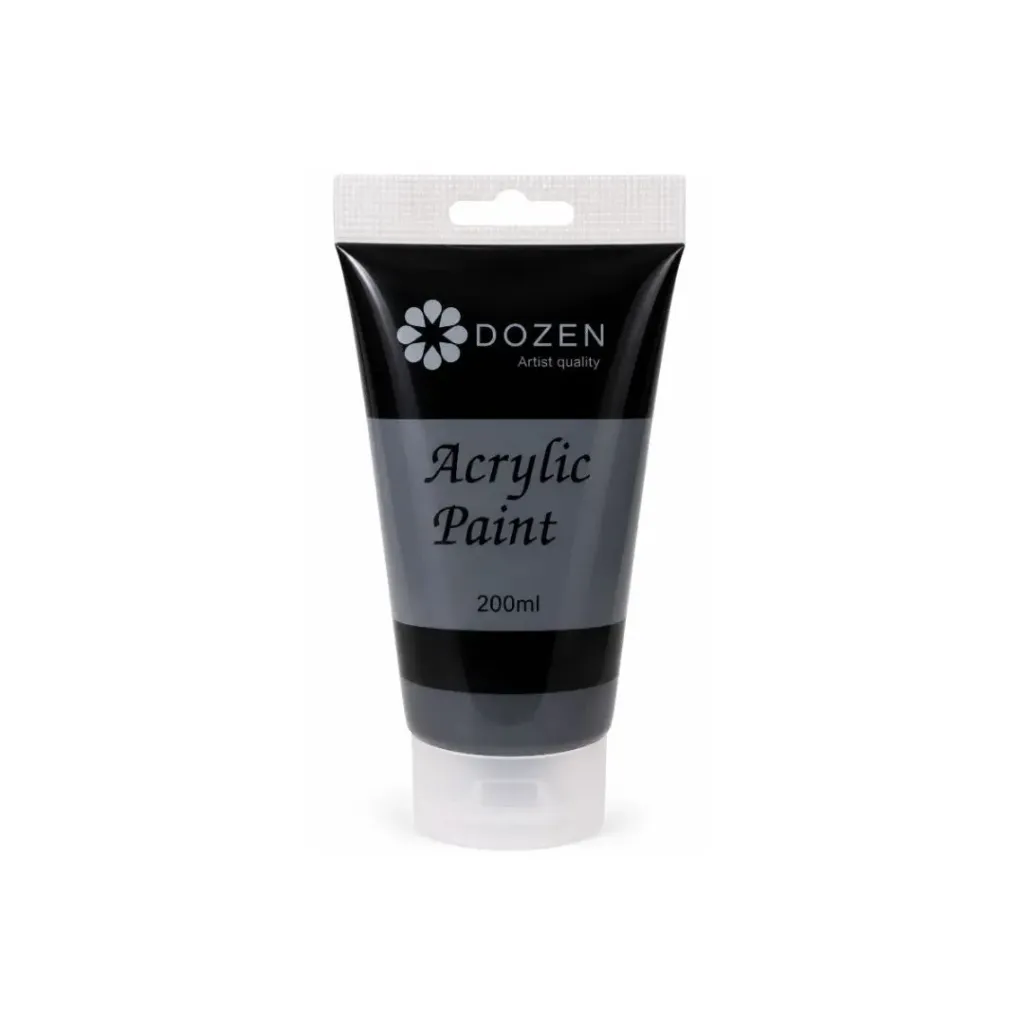 Acrílico 200ml negro - Finger / AA0697
