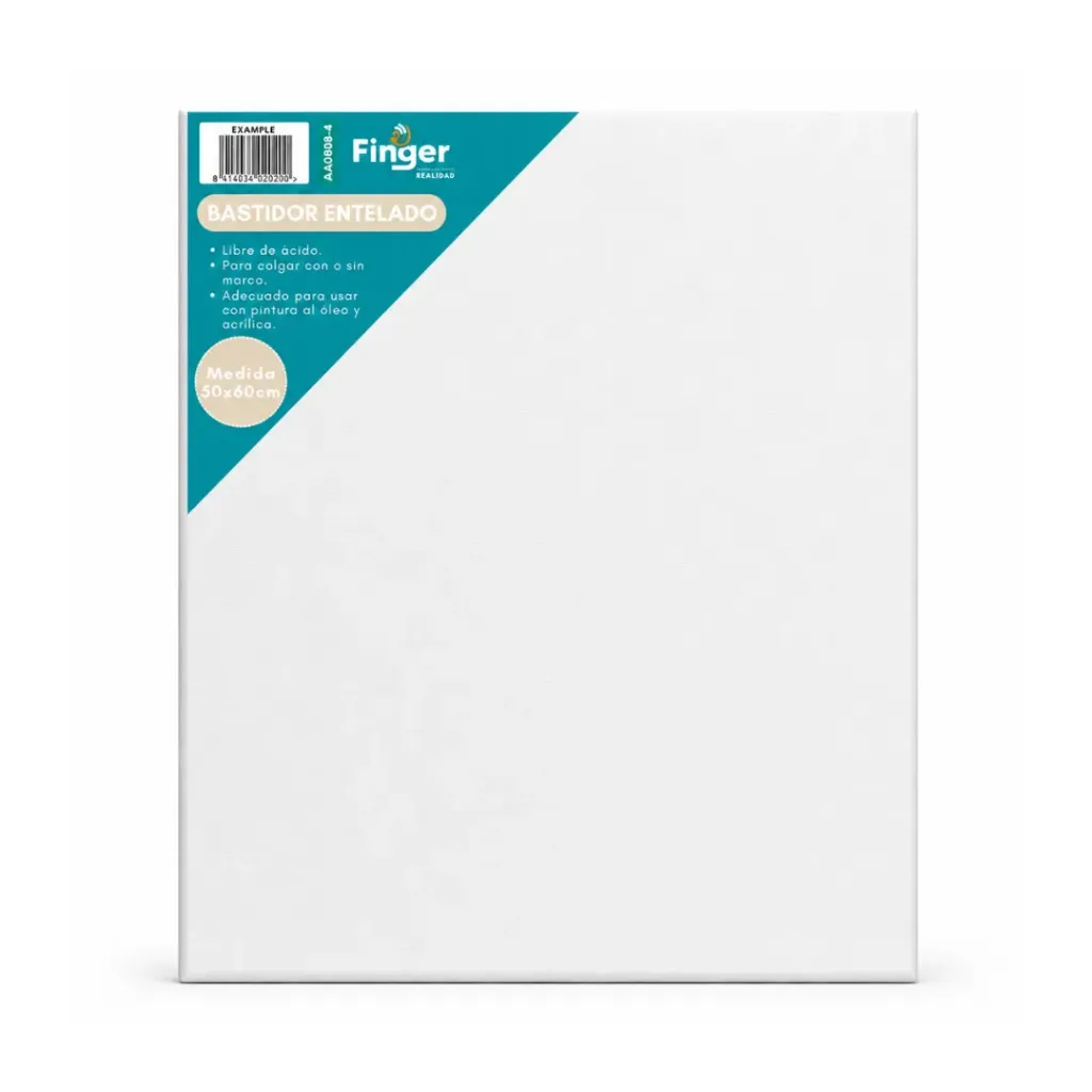 [3444] Bastidor entelado 50x60cm - Finger / AA1608