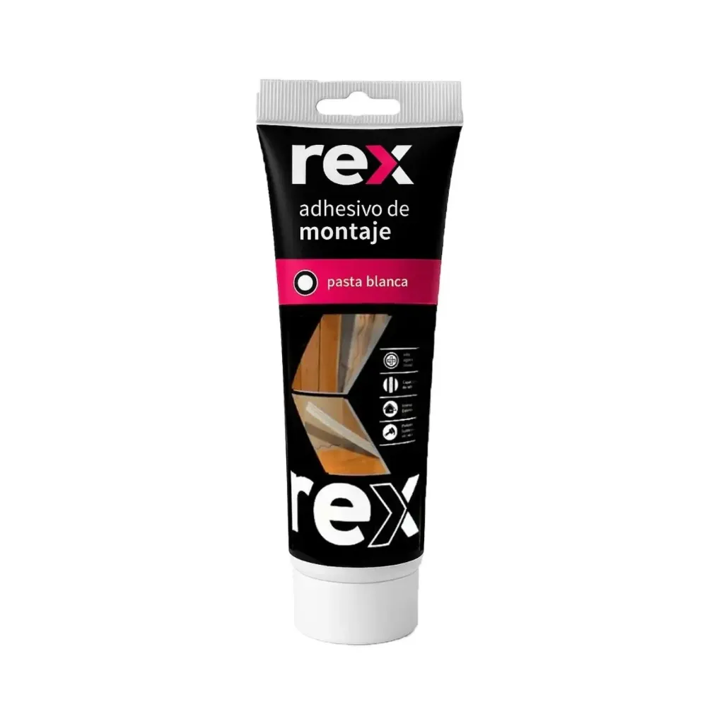 [3479] Silicona de montaje pomo 250 ml 12 unidades - Rex / 30327