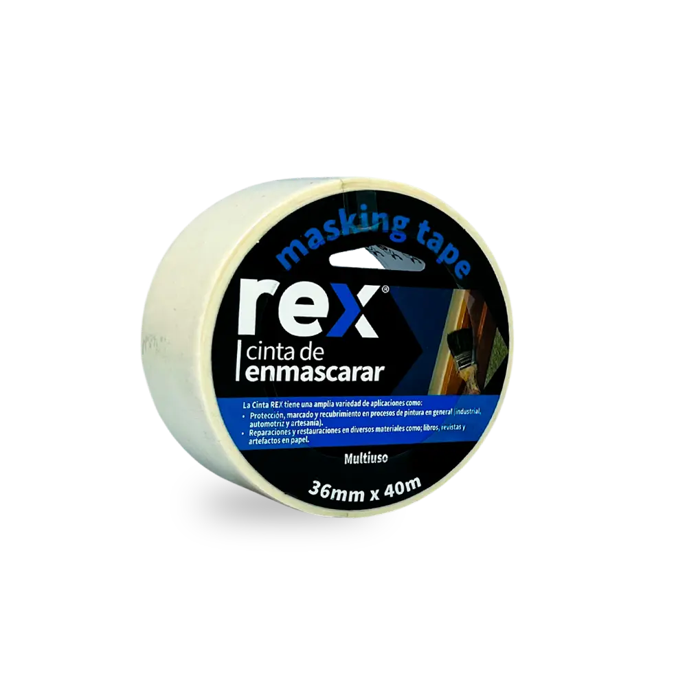 Cinta masking 36mm 40mts - Rex