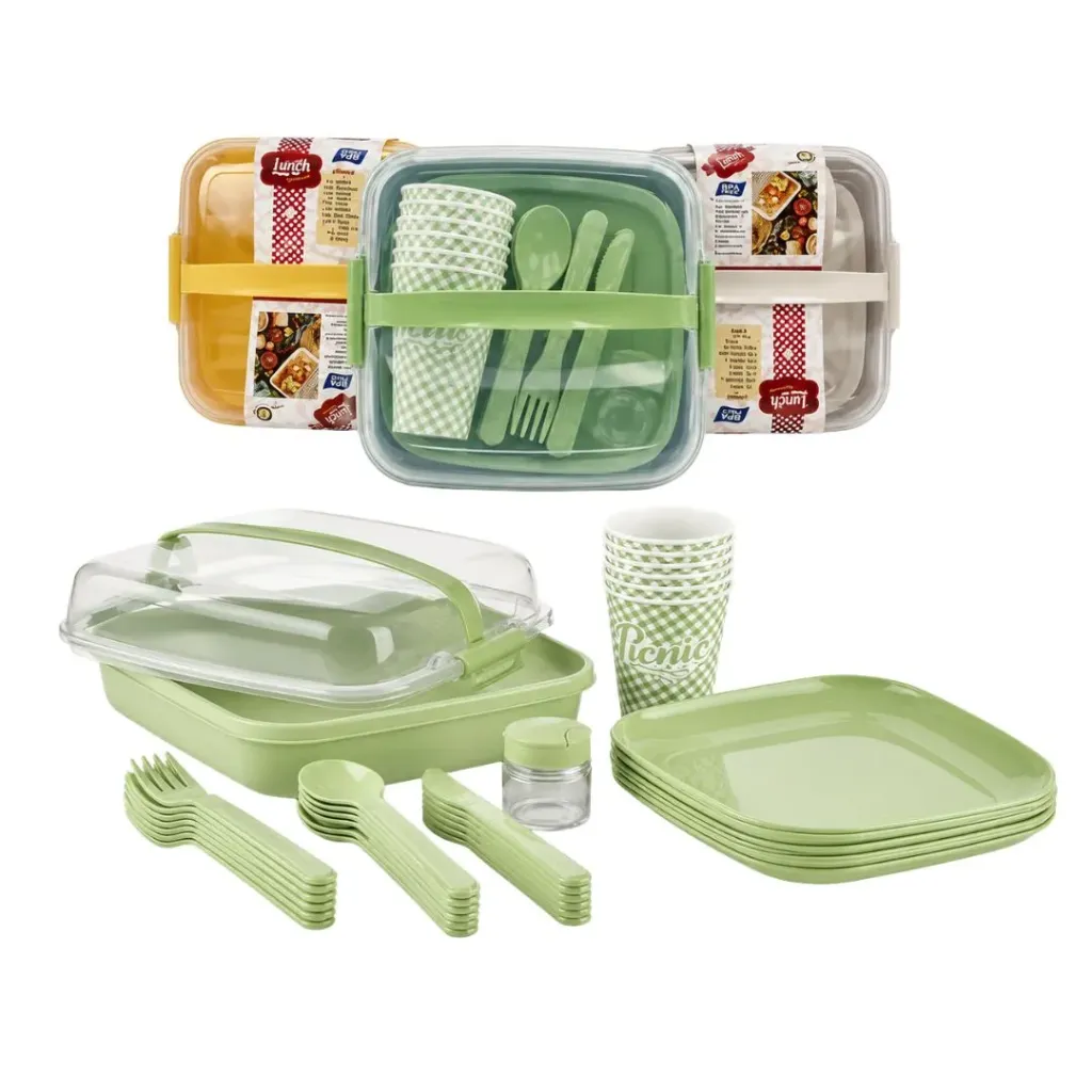 [3623] MENAJE PICNIC LOVELY 32 PCS AP-9146