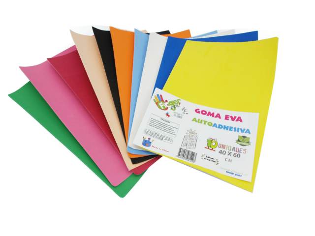 [3634] goma eva autoadhesiva 2mm 40x60cm colores - Finger