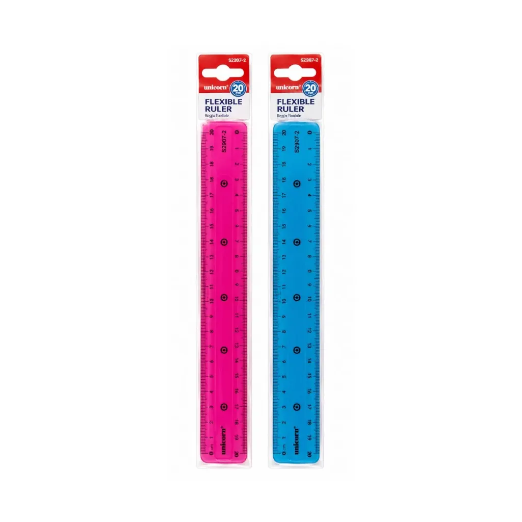 [3681] REGLAS RECTA FLEXIBLE 30 CM COLOR - Motarro