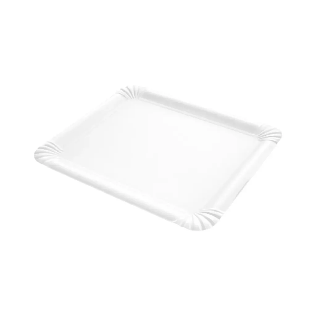 [3713] Bolsa 20 unidades Coctail bandeja torta rectangular 34x43cm cartón#14 - Vanni