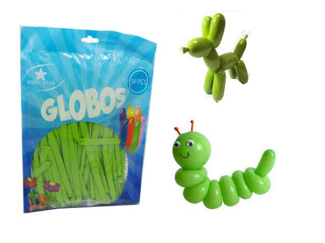 [3729] GLOBO FIGURA NOBEL X50 VERDE LIMA - Nobel