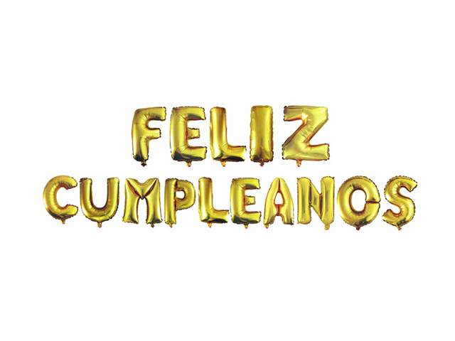 [3766] Globo "Feliz Cumpleaños" - Finger / AA3060-1