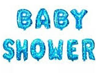 [3767] Globos baby shower celeste AA2482 - Finger