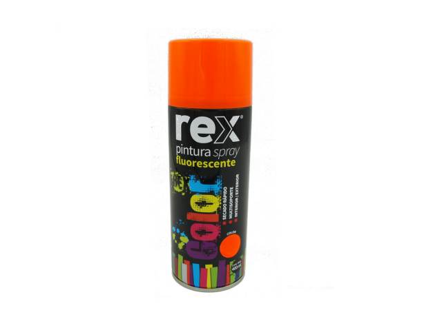Pintura spray fluorescente naranjo 400 ml - Rex / 60031