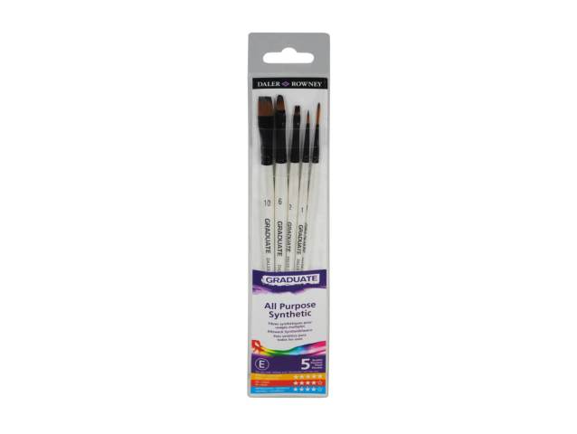 [3809] MANUAL PINCEL SET GRADUATE CLASICO 5 UN 550001