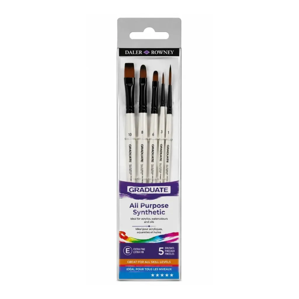 [3810] MANUAL PINCEL SET GRADUATE MIXTO 5 UN 550002