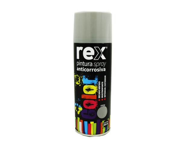Pintura spray anticorrosiva gris 400ml - Rex / 60039