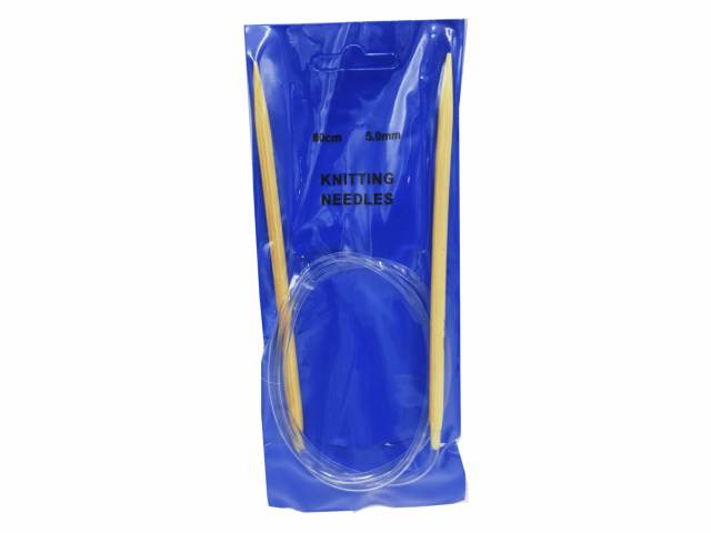 [3959] PALILLOS TEJER BAMBU 80 CM CIRCULAR 5.0  - Aladdin 