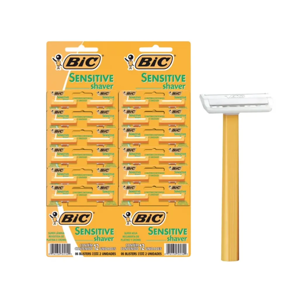 Caja 24 unidades Afeitadora sensitive una hoja - Bic