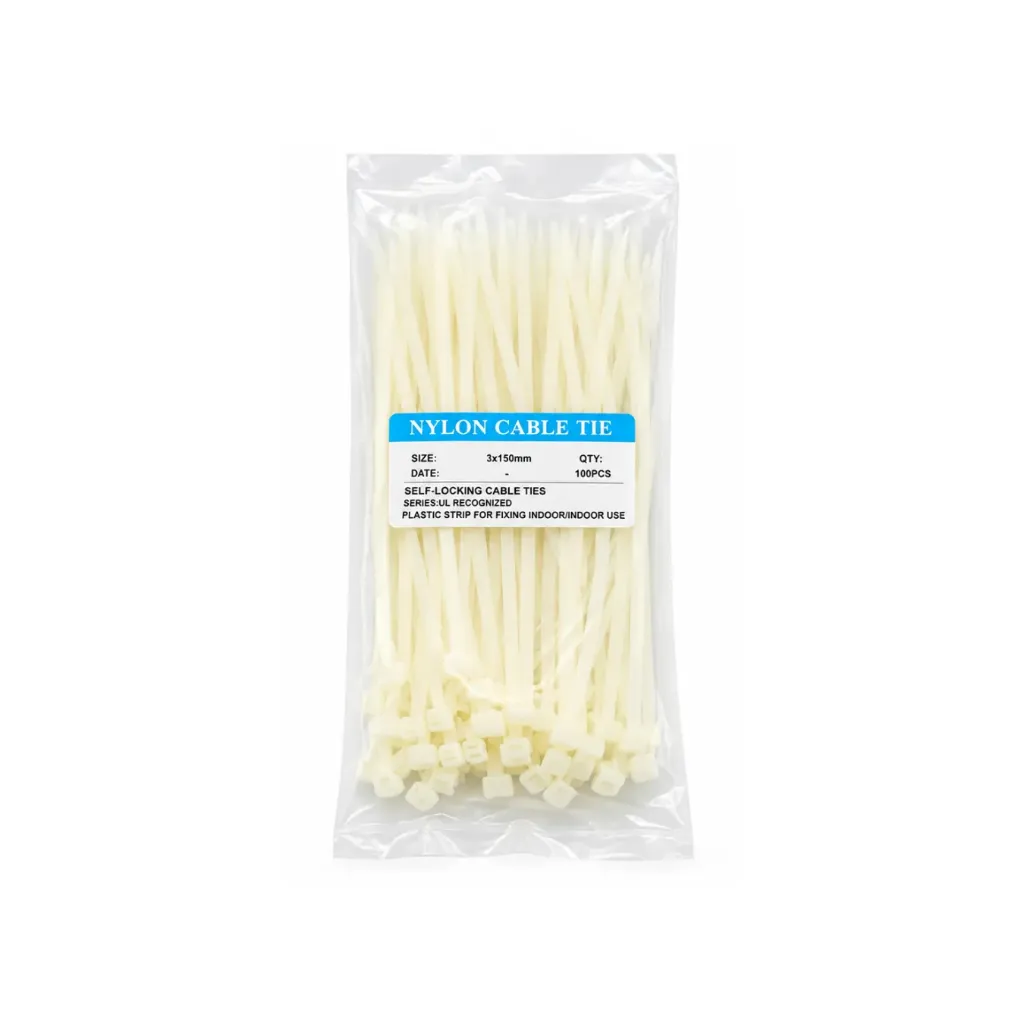 Set 100 amarra cable 10cm blanco - Aladdin / 116588