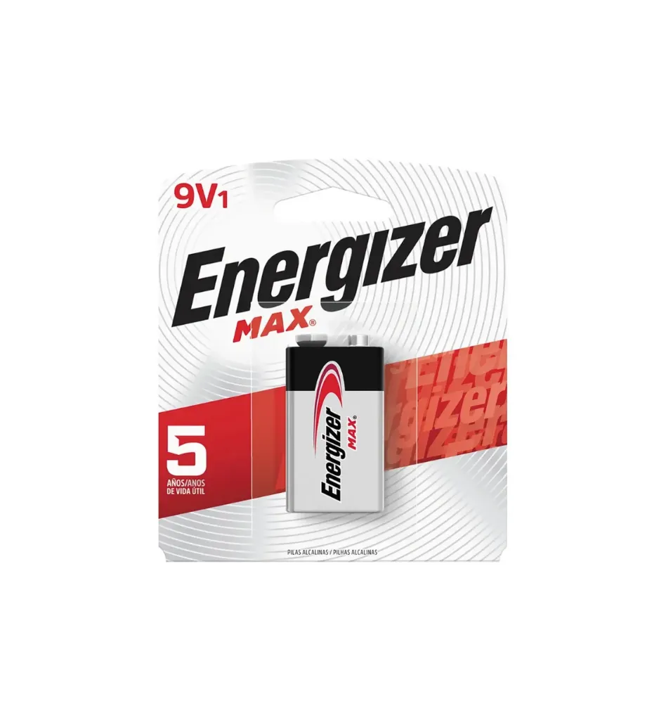 [4119] Pila alcalina max 9v1 9 volt 1 unidad - Energizer / 522BP1