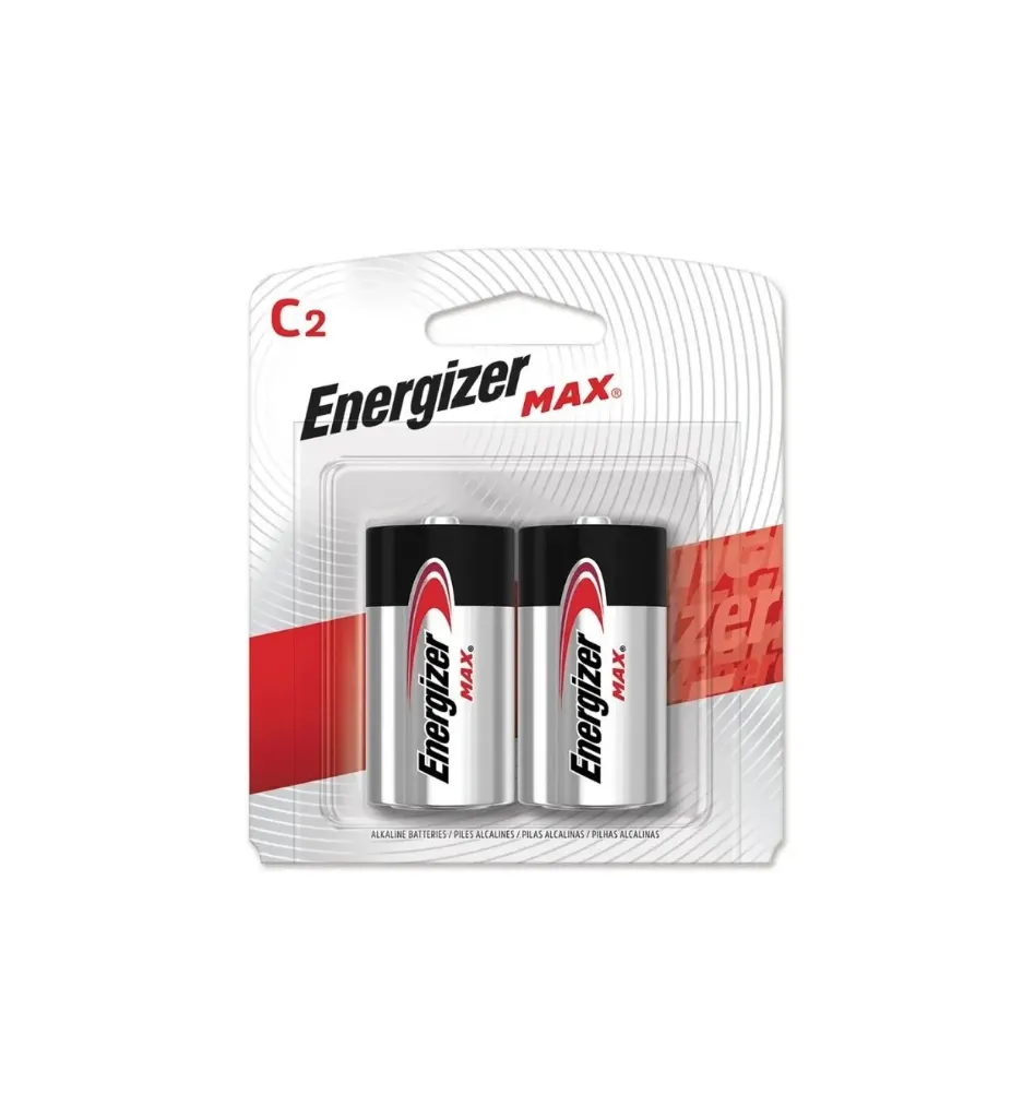 Pilas max C2 mediana 1.5 volt 2 unidades - Energizer