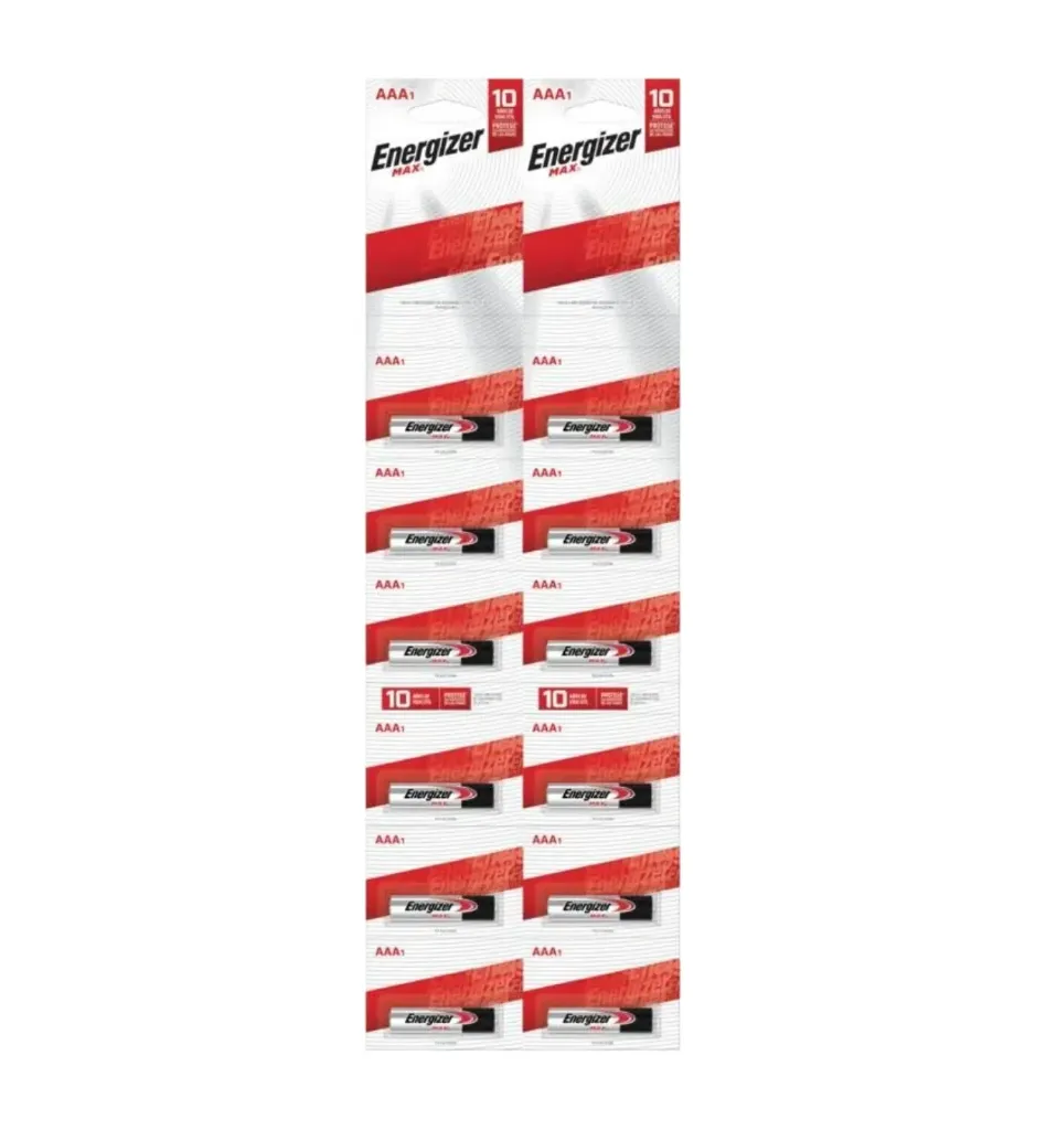 Pilas max AAA 1.5 volt 12 unidades - Energizer